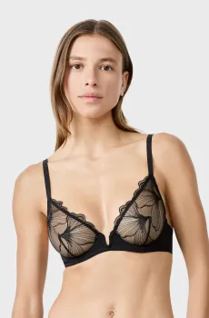 Женский черный бюстгальтер с мягкой чашкой PRELUDE Черный 75B Etam 6553566