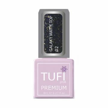 Топ для гель-лака Tufi profi Premium Galaxy Matte Top 02 Атик, 8 мл Топ для гель-лака Tufi profi Premium Galaxy Matte Top 02 Атик, 8 мл