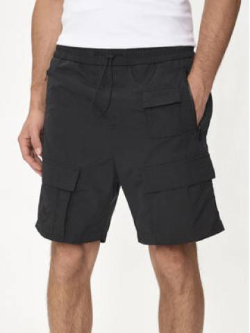 Hugo Шорти з тканини Jad242 50511396 Чорний Regular Fit Hugo Шорти з тканини Jad242 50511396 Чорний Regular Fit