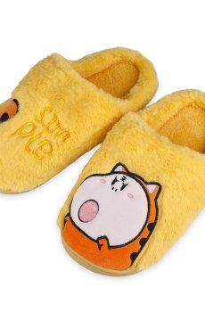 Женские комнатные тапочки 2Step закрытые, желтые, размер 40-41 (WWSL2025-18-Yel)