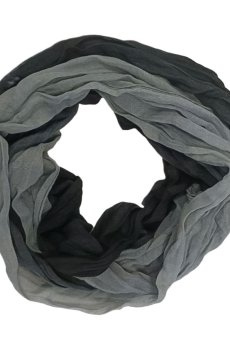 Шарф женский Beauty Line черно-серый (100836)