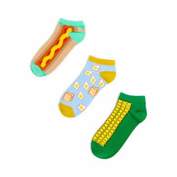 Cropp - Короткі шкарпетки, 3 пари - різнобарвний Cropp - Короткі шкарпетки, 3 пари - різнобарвний