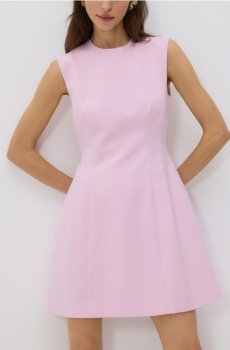 Reserved - Сукня-міні - пастельний рожевий - 736HR-03X