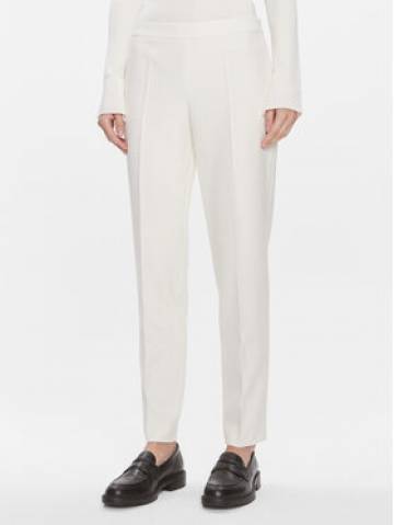 Boss Штани з тканини Tiluna 50509166 Écru Regular Fit Boss Штани з тканини Tiluna 50509166 Écru Regular Fit