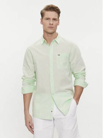 Tommy Jeans Сорочка DM0DM18962 Зелений Regular Fit Tommy Jeans Сорочка DM0DM18962 Зелений Regular Fit