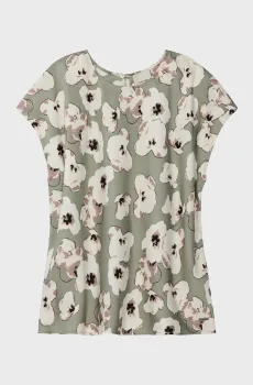 Женская оливковая блуза с узором PRINTED MATTE Оливковый XS Calvin Klein LV044F148G