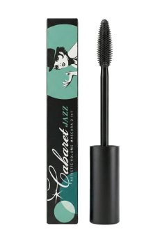 Тушь для ресниц 2 в 1 CHEREL Cabaret Jazz Artistic Volume Mascara 2 In 1 со сценическим эффектом, черная, 10 мл