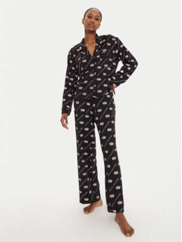 Juicy Couture Піжама Estelle & Nolan JCLPJ224510 Чорний Relaxed Fit Juicy Couture Піжама Estelle & Nolan JCLPJ224510 Чорний Relaxed Fit