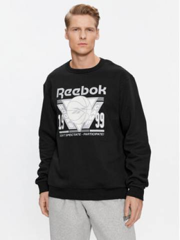 Reebok Світшот Basketball IL4432 Чорний Regular Fit Reebok Світшот Basketball IL4432 Чорний Regular Fit