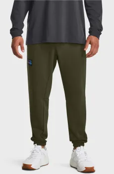 Мужские темно-зеленые спортивные брюки Pjt Rock HW Terry Pnt Зеленый S Under Armour 1380158-390