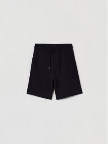 OVS Шорти з тканини 1762841 Чорний Regular Fit OVS Шорти з тканини 1762841 Чорний Regular Fit