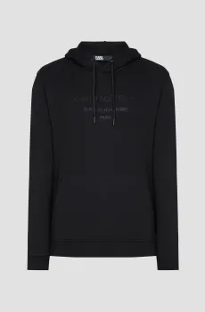 Мужское черное худи Черный XXL Karl Lagerfeld 534910.705021;990