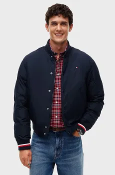 Мужской темно-синий бомбер branded padded bomber Синий XL Tommy Hilfiger MW0MW44803