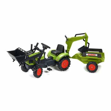 Веломобіль Falk Трактор Claas Arion з причепом і ковшами зелений (2040N) Веломобіль Falk Трактор Claas Arion з причепом і ковшами зелений (2040N)