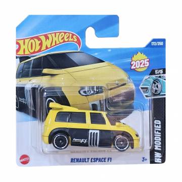 Базовый автомобиль Hot Wheels Renault Espace F1, желтый, от 3 лет, 11*3.5*11 см (5785)