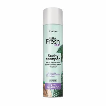 Сухой шампунь Joanna Ultra Fresh Hair Classic Dry Shampoo для осветленных волос, 200 мл Сухой шампунь Joanna Ultra Fresh Hair Classic Dry Shampoo для осветленных волос, 200 мл