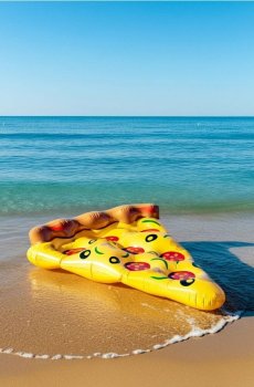 Надувний матрац - різнобарвний