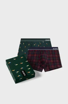 Мужские боксеры (2 шт) Разноцветный XL Atlantic 2GMH-031