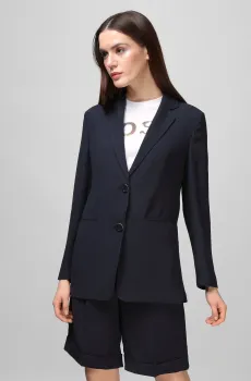 Женский темно-синий жакет Синий 34 BOSS 50471753;466