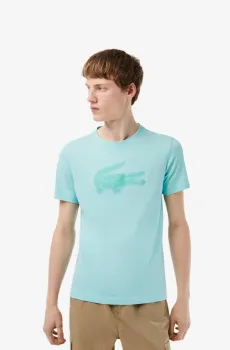 Мужская бирюзовая футболка Бирюзовый S Lacoste TH2042ZKI
