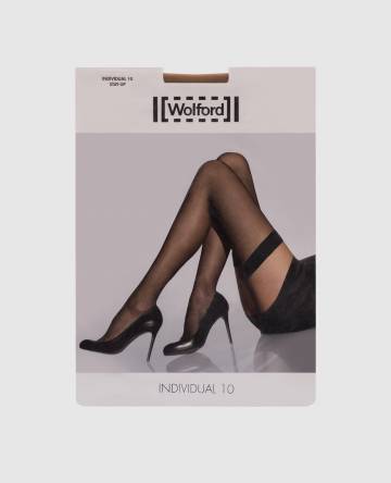Бежевые чулки Individual 10 Den Бежевые чулки Individual 10 Den