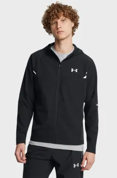 Мужская черная ветровка Vanish Woven Utility Jacket Черный XL Under Armour 1389255-001