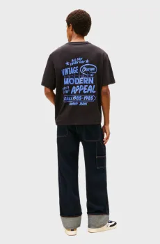 Мужская черная футболка 90S GRAFFITI Черный M Tommy Jeans DM0DM22334