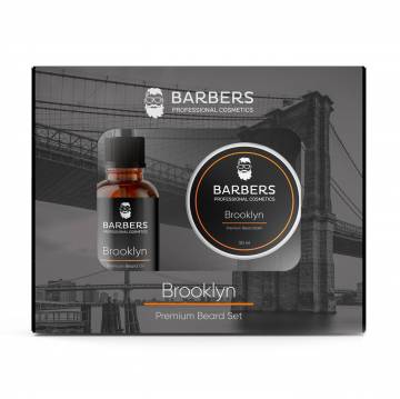 Набор для ухода за бородой Barbers Brooklyn, 80 мл (бальзам для бороды, 50 мл + масло для бороды, 30 мл) Набор для ухода за бородой Barbers Brooklyn, 80 мл (бальзам для бороды, 50 мл + масло для бороды, 30 мл)