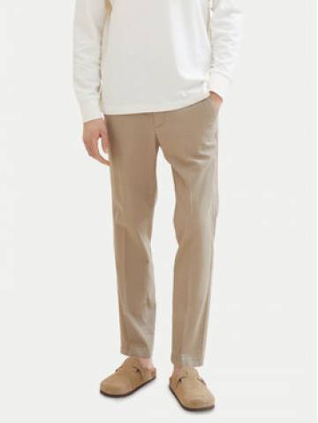 Tom Tailor Denim Штани з тканини 1040251 Бежевий Tapered Fit Tom Tailor Denim Штани з тканини 1040251 Бежевий Tapered Fit