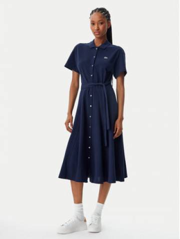 Lacoste Сукня-сорочка EF9621 Cиній Regular Fit Lacoste Сукня-сорочка EF9621 Cиній Regular Fit
