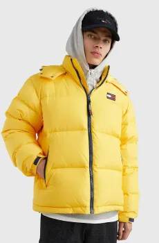 Мужской желтый пуховик TJM ALASKA PUFFER Желтый XL Tommy Jeans DM0DM15445