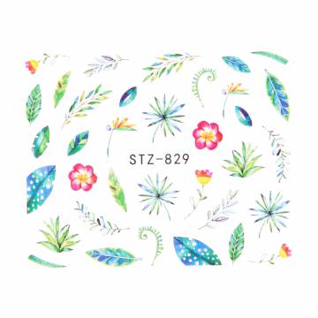 Водные наклейки для ногтей Vizavi Professional STZ (STZ-829) Водные наклейки для ногтей Vizavi Professional STZ (STZ-829)