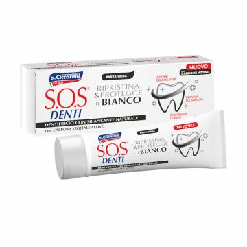 Зубная паста Pasta Del Capitano SOS Denti Whitening Профессиональное и безопасное отбеливание, 75 мл Зубная паста Pasta Del Capitano SOS Denti Whitening Профессиональное и безопасное отбеливание, 75 мл
