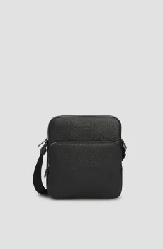Мужская черная кожаная сумка Черный ONESIZE BOSS 50470469;001
