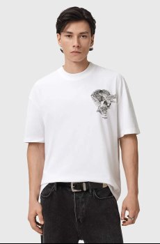 Хлопковая футболка AllSaints