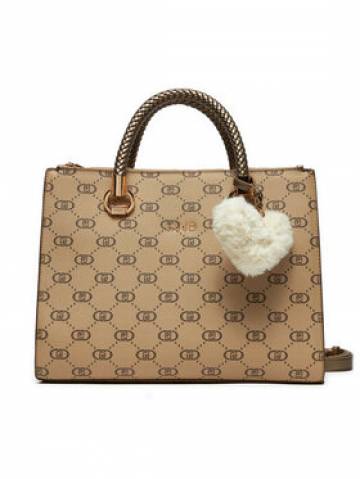 Liu Jo Сумка Ecs M Satchel Dou AF4008 E0668 Бежевий Liu Jo Сумка Ecs M Satchel Dou AF4008 E0668 Бежевий
