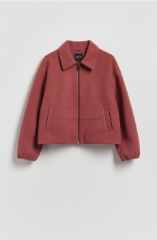 Reserved - Куртка з коміром - рожевий - 481IA-30X