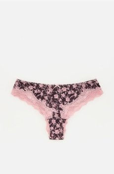 Reserved - LADIES` BRIEFS - темно коричневий - 324JG-89X