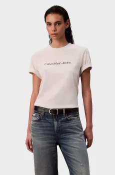 Женская светло-серая футболка LOGO CLASSIC Серый XS Calvin Klein Jeans LV047C912G