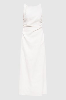 Белое платье Cera из льна