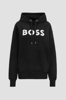 Женское черное худи Черный S BOSS 50490635;001