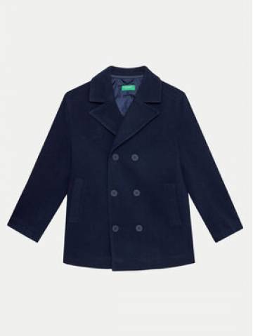 United Colors Of Benetton Зимове пальто 20PYCN056 Cиній Regular Fit United Colors Of Benetton Зимове пальто 20PYCN056 Cиній Regular Fit