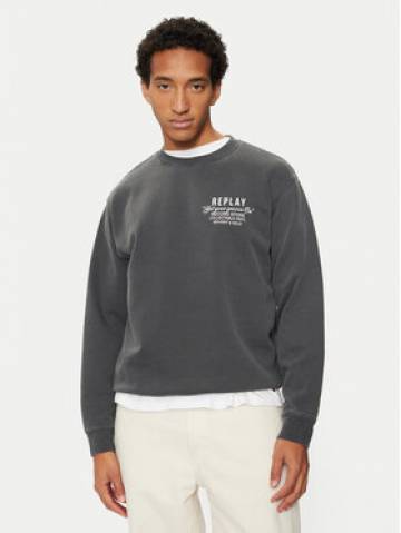 REPLAY Світшот M6967 .000.22890G Сірий Regular Fit REPLAY Світшот M6967 .000.22890G Сірий Regular Fit