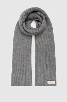 Серый шарф из кашемира