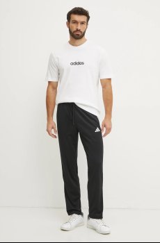 Хлопковая футболка adidas Essentials Linear