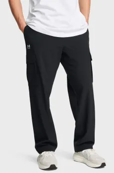 Мужские черные спортивные брюки UA Vibe Woven Cargo Pants Черный XXL Under Armour 1386558-001