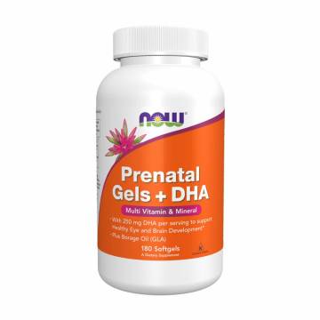 Витамины для беременных NOW Foods Prenatal Gels+DHA с рыбьим жиром, 180 гелевых капсул Витамины для беременных NOW Foods Prenatal Gels+DHA с рыбьим жиром, 180 гелевых капсул