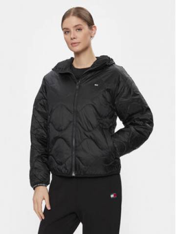 Tommy Jeans Пуховик DW0DW17242 Чорний Regular Fit Tommy Jeans Пуховик DW0DW17242 Чорний Regular Fit