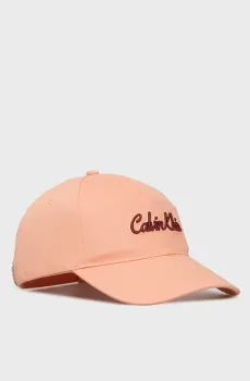 Женская оранжевая кепка 6 PANEL Оранжевый ONESIZE Calvin Klein LV04K5044G