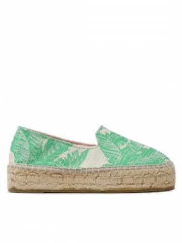Manebi Еспадрильї Cotton Jaquard Double Sole Espadrilles G 4.8 D0 Зелений Manebi Еспадрильї Cotton Jaquard Double Sole Espadrilles G 4.8 D0 Зелений